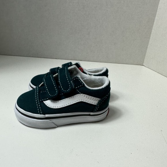 Vans Kids Sneakers - Teal and White - Picture 10 of 12